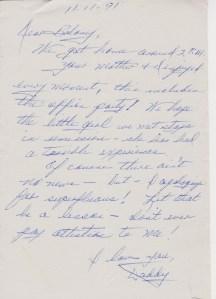 "I apologize for superfluous!"