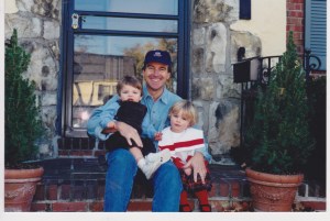 Mike with kids on 70th