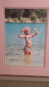 Isa, my older child, is extremely strong - inside and out!